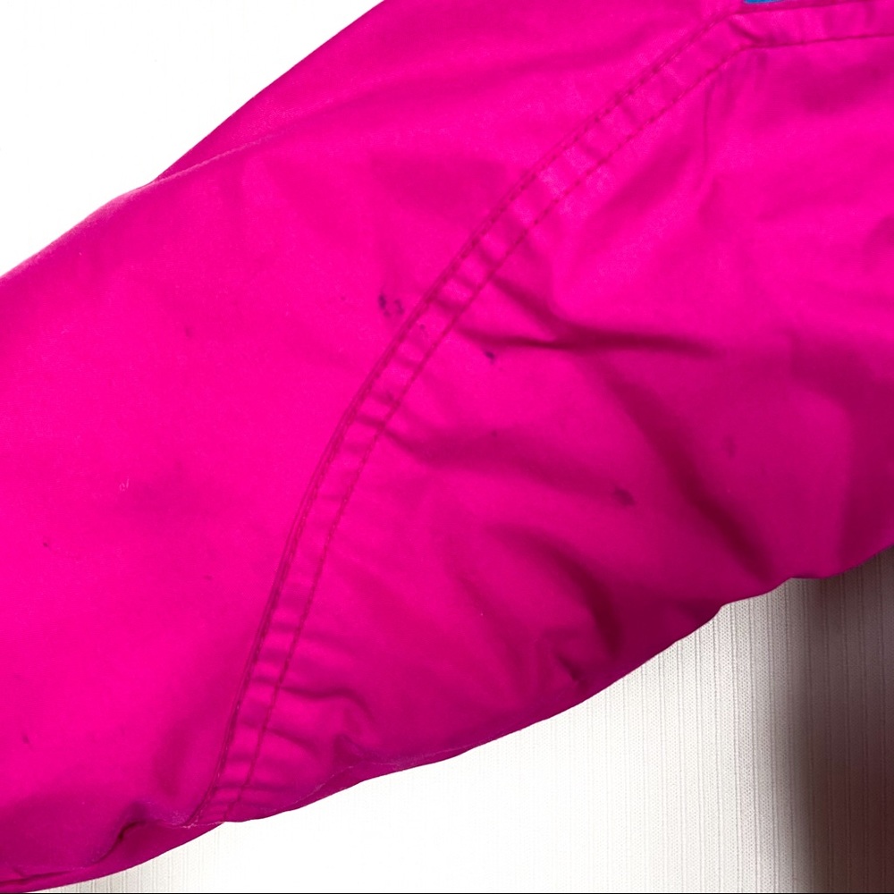 Columbia Girls Hooded Coat Parka Pink Blue Size 10/12 - Picture 4 of 10